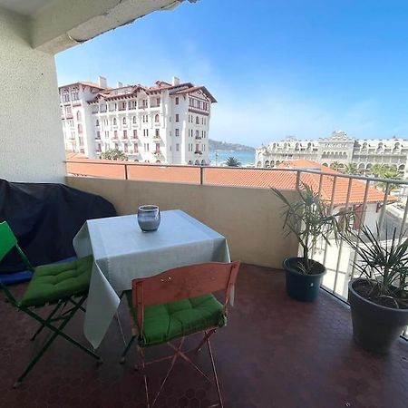 Hendaye Plage Charmant Studio 2Pers Avec Grande Terrasse Vue Mer Exterior foto