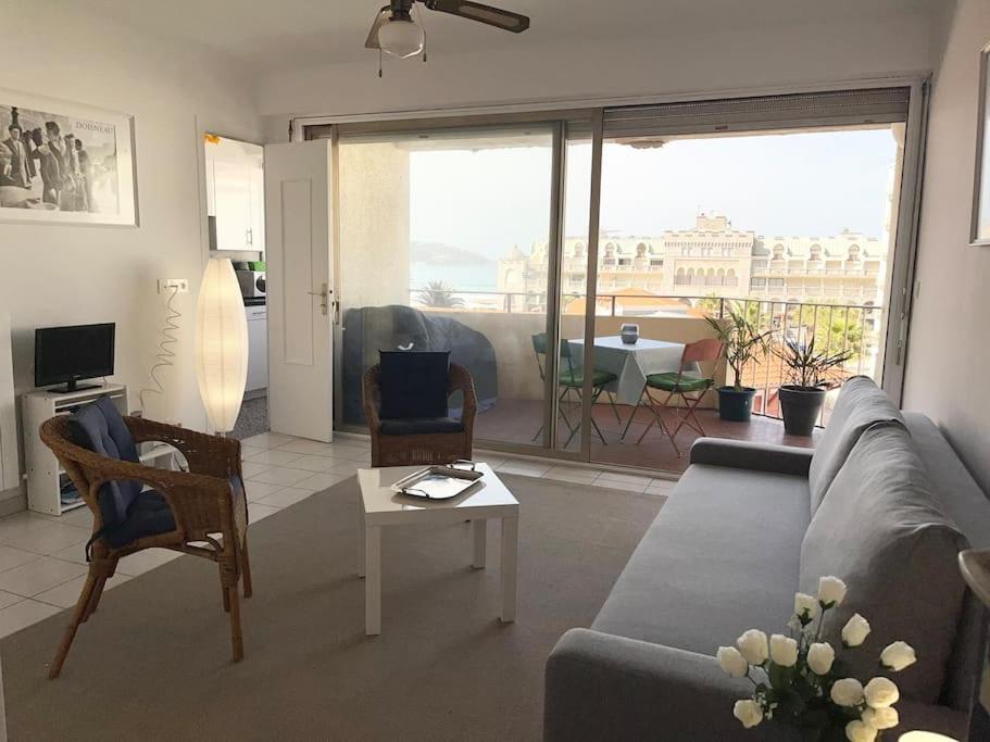 Hendaye Plage Charmant Studio 2Pers Avec Grande Terrasse Vue Mer Exterior foto