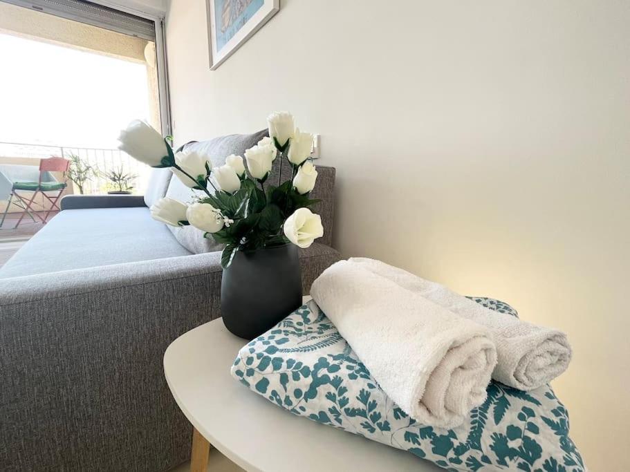 Hendaye Plage Charmant Studio 2Pers Avec Grande Terrasse Vue Mer Exterior foto